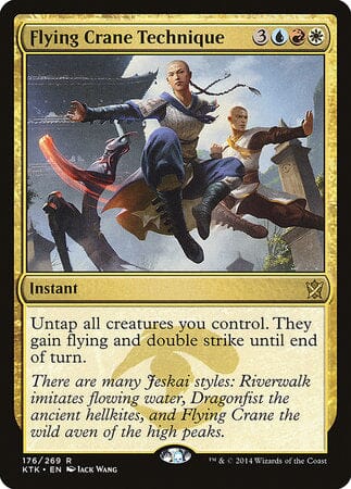 Flying Crane Technique [Khans of Tarkir] MTG Single Magic: The Gathering  | Multizone: Comics And Games