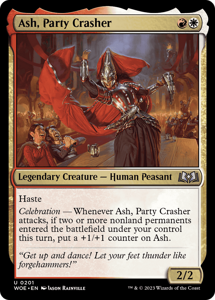 Ash, Party Crasher [Wilds of Eldraine] MTG Single Magic: The Gathering  | Multizone: Comics And Games