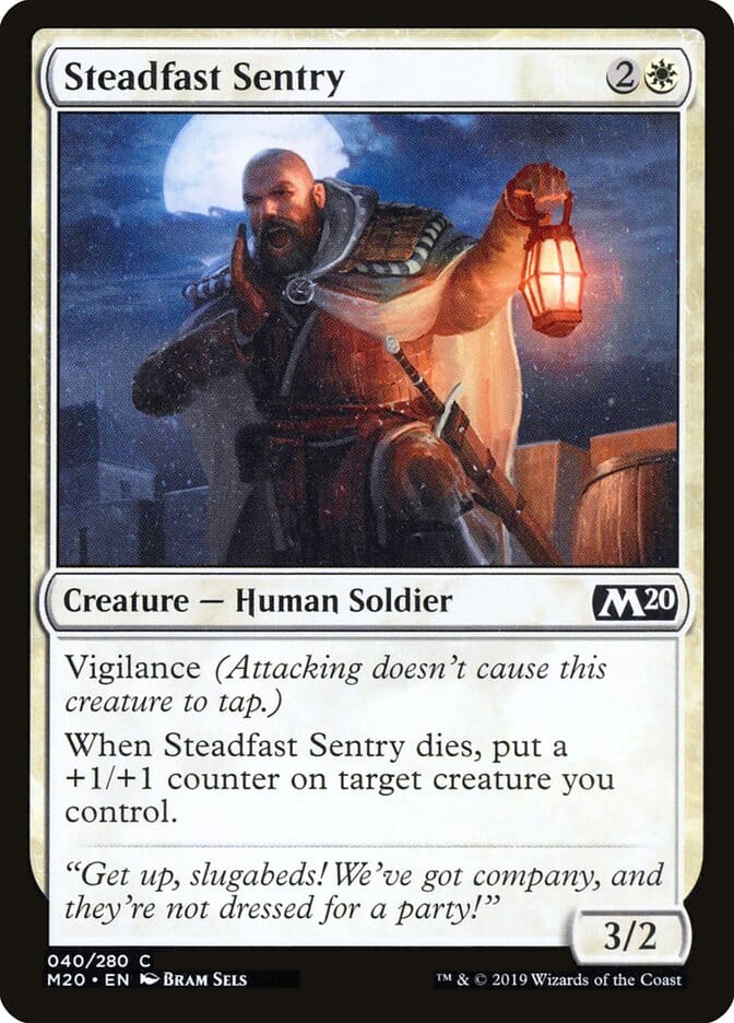 Steadfast Sentry [Core Set 2020] MTG Single Magic: The Gathering  | Multizone: Comics And Games