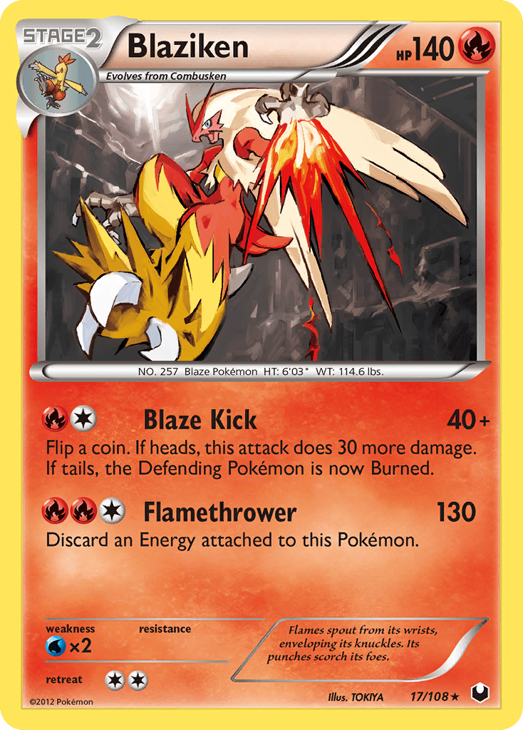 Blaziken (17/108) [Black & White: Dark Explorers] Pokemon Single Pokémon  | Multizone: Comics And Games