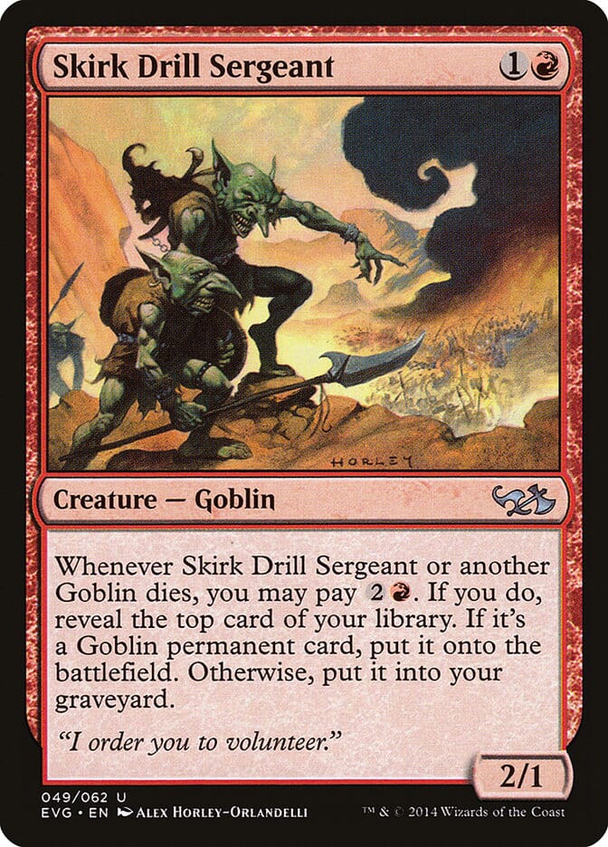 Skirk Drill Sergeant (Elves vs. Goblins) [Duel Decks Anthology] MTG Single Magic: The Gathering  | Multizone: Comics And Games