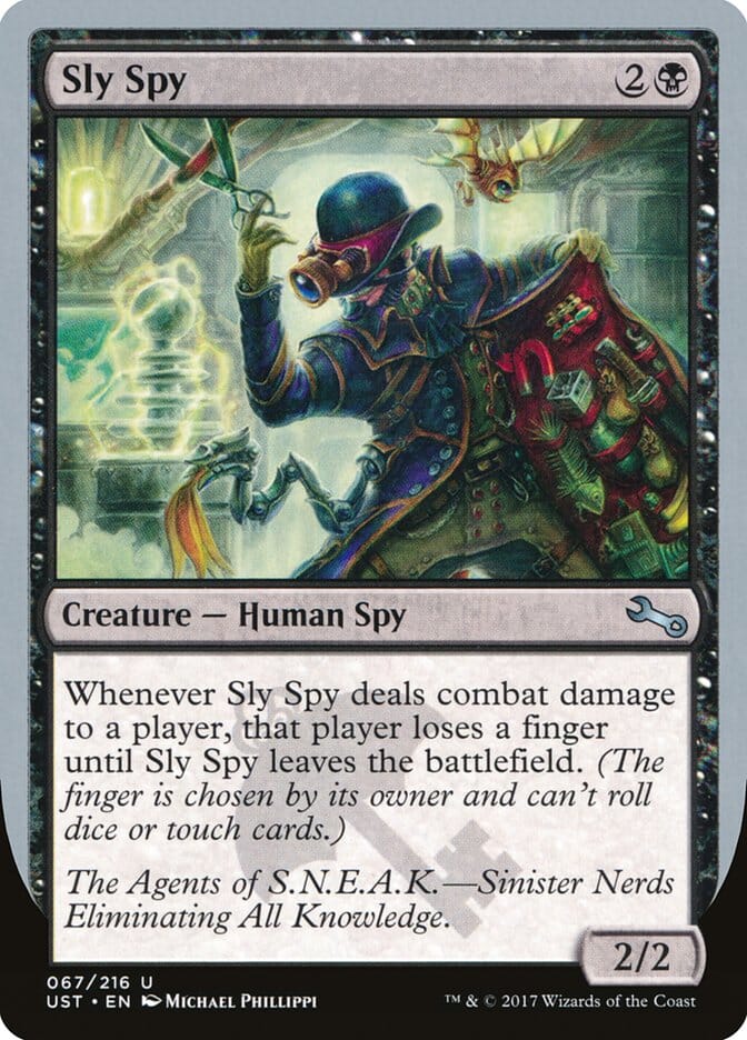 Sly Spy ("Sinister Nerds Eliminating All Knowledge") [Unstable] MTG Single Magic: The Gathering  | Multizone: Comics And Games