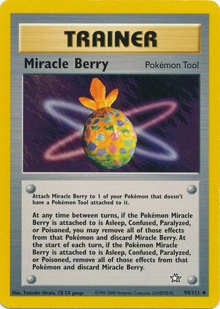 Miracle Berry (94/111) [Neo Genesis Unlimited] Pokemon Single Pokémon  | Multizone: Comics And Games