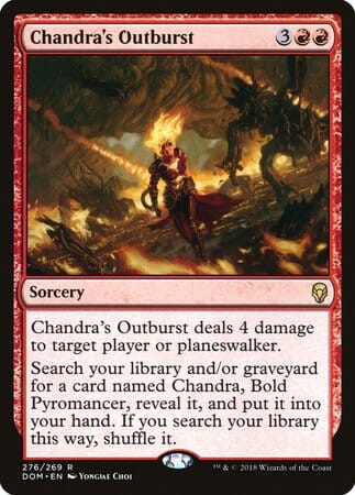 Chandra's Outburst [Dominaria] MTG Single Magic: The Gathering  | Multizone: Comics And Games