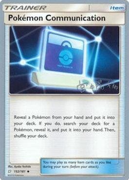 Pokemon Communication (152/181) (Pikarom Judge - Haruki Miyamoto) [World Championships 2019] Pokemon Single Pokémon  | Multizone: Comics And Games