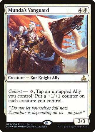 Munda's Vanguard [Oath of the Gatewatch Promos] MTG Single Magic: The Gathering  | Multizone: Comics And Games
