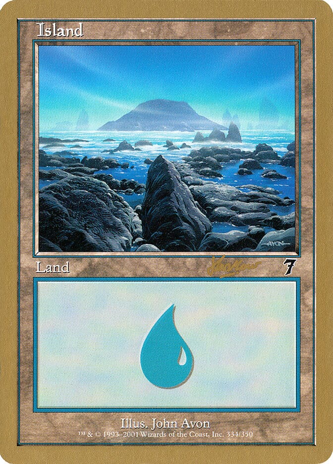 Island (shh334) (Sim Han How) [World Championship Decks 2002] MTG Single Magic: The Gathering  | Multizone: Comics And Games