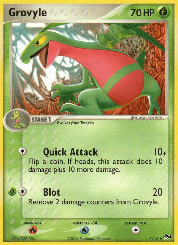 Grovyle (7/17) [POP Series 4] Pokemon Single Pokémon  | Multizone: Comics And Games