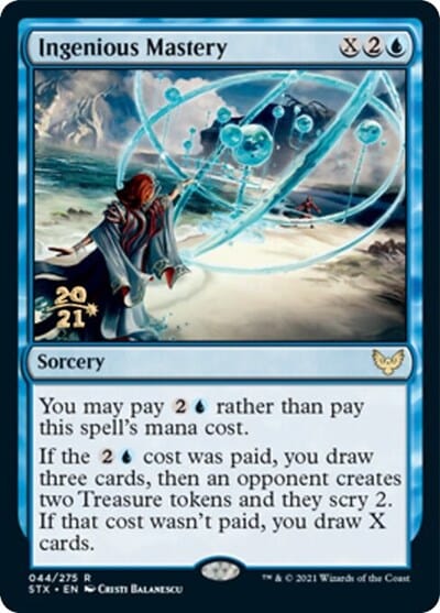 Ingenious Mastery [Strixhaven: School of Mages Prerelease Promos] MTG Single Magic: The Gathering  | Multizone: Comics And Games