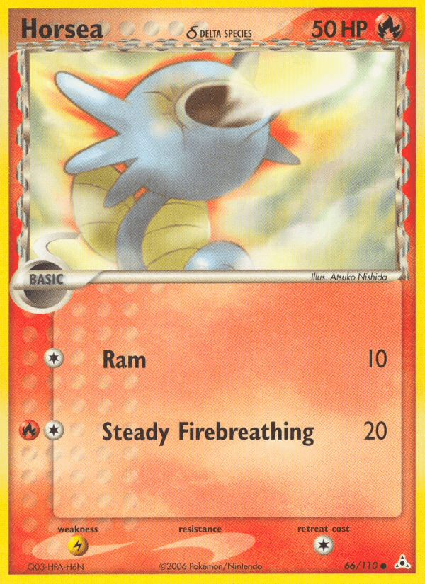 Horsea (66/110) (Delta Species) [EX: Holon Phantoms] Pokemon Single Pokémon  | Multizone: Comics And Games