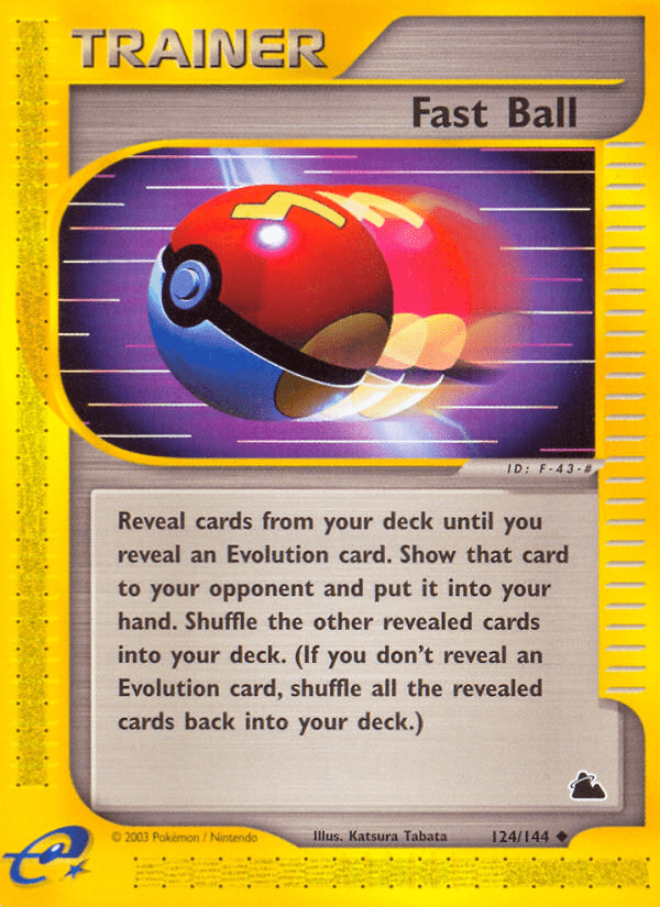 Fast Ball (124/144) [Skyridge] Pokemon Single Pokémon  | Multizone: Comics And Games