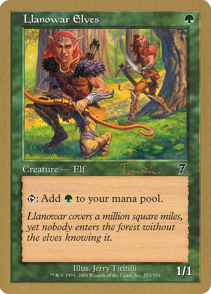 Llanowar Elves (Jan Tomcani) [World Championship Decks 2001] MTG Single Magic: The Gathering  | Multizone: Comics And Games