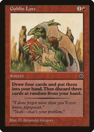 Goblin Lore [Portal Second Age] MTG Single Magic: The Gathering  | Multizone: Comics And Games