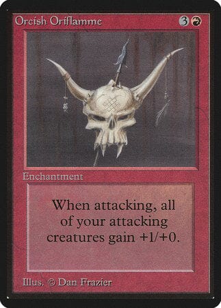 Orcish Oriflamme [Limited Edition Beta] MTG Single Magic: The Gathering  | Multizone: Comics And Games