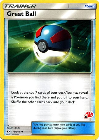 Great Ball (119/149) (Charizard Stamp #48) [Battle Academy 2020] Pokemon Single Pokémon  | Multizone: Comics And Games