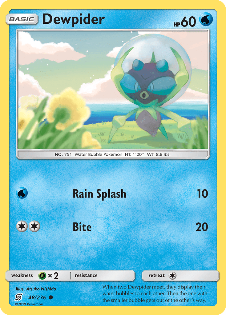 Dewpider (48/236) [Sun & Moon: Unified Minds] Pokemon Single Pokémon  | Multizone: Comics And Games