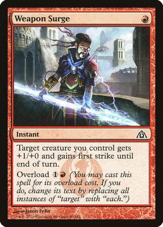 Weapon Surge [Dragon's Maze] MTG Single Magic: The Gathering  | Multizone: Comics And Games