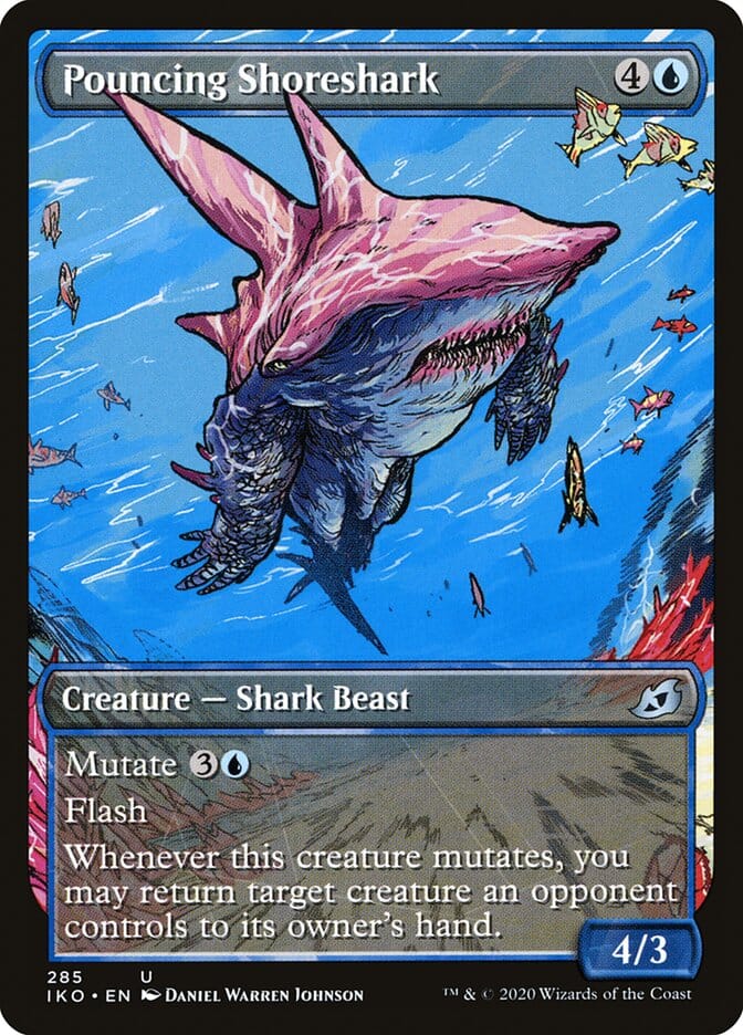 Pouncing Shoreshark (Showcase) [Ikoria: Lair of Behemoths] MTG Single Magic: The Gathering  | Multizone: Comics And Games