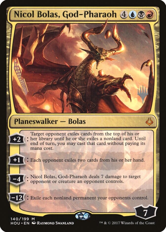 Nicol Bolas, God-Pharaoh (Promo Pack) [Hour of Devastation Promos] MTG Single Magic: The Gathering  | Multizone: Comics And Games