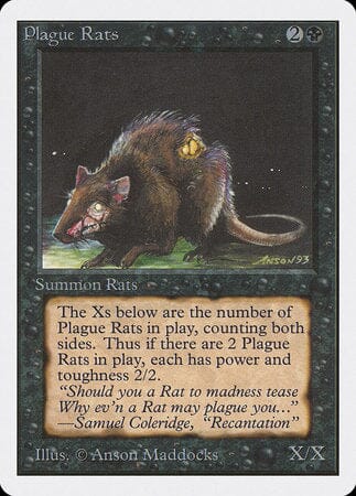 Plague Rats [Unlimited Edition] MTG Single Magic: The Gathering  | Multizone: Comics And Games