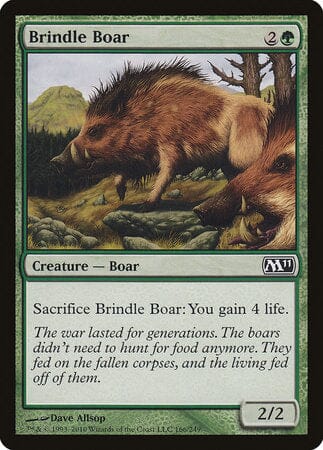 Brindle Boar [Magic 2011] MTG Single Magic: The Gathering  | Multizone: Comics And Games