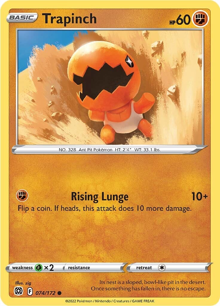 Trapinch (074/172) [Sword & Shield: Brilliant Stars] Pokemon Single Pokémon  | Multizone: Comics And Games