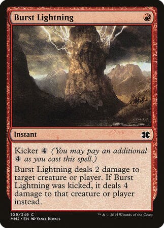 Burst Lightning [Modern Masters 2015] MTG Single Magic: The Gathering  | Multizone: Comics And Games