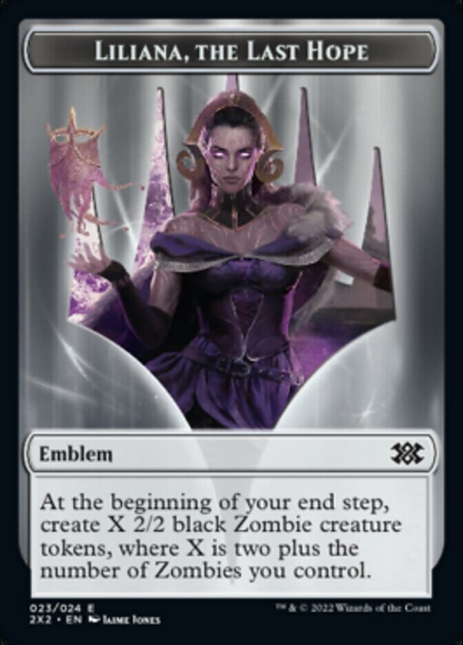 Liliana, the Last Hope Emblem // Spirit Double-sided Token [Double Masters 2022 Tokens] MTG Single Magic: The Gathering  | Multizone: Comics And Games