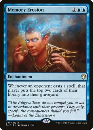 Memory Erosion [Commander Anthology Volume II] MTG Single Magic: The Gathering  | Multizone: Comics And Games