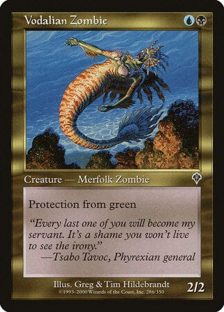 Vodalian Zombie [Invasion] MTG Single Magic: The Gathering  | Multizone: Comics And Games