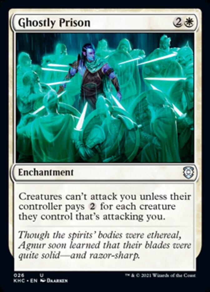 Ghostly Prison [Kaldheim Commander] MTG Single Magic: The Gathering  | Multizone: Comics And Games