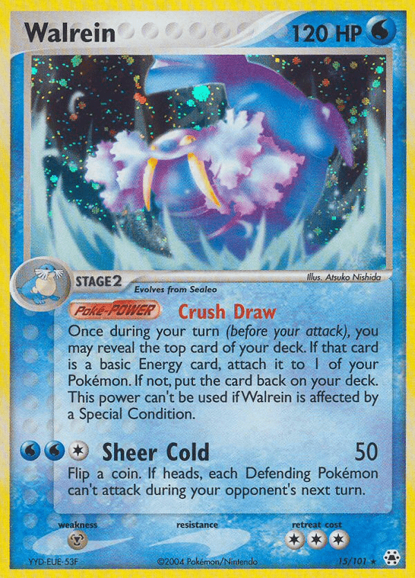 Walrein (15/101) [EX: Hidden Legends] Pokemon Single Pokémon  | Multizone: Comics And Games