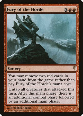Fury of the Horde [Coldsnap] MTG Single Magic: The Gathering  | Multizone: Comics And Games
