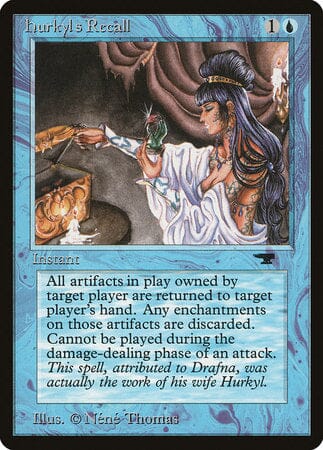 Hurkyl's Recall [Antiquities] MTG Single Magic: The Gathering  | Multizone: Comics And Games