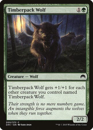 Timberpack Wolf [Magic Origins] MTG Single Magic: The Gathering  | Multizone: Comics And Games