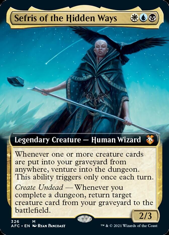 Sefris of the Hidden Ways (Extended) [Dungeons & Dragons: Adventures in the Forgotten Realms Commander] MTG Single Magic: The Gathering  | Multizone: Comics And Games