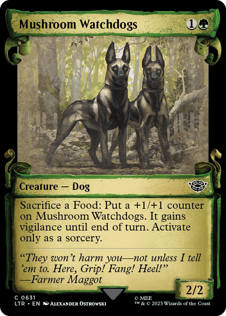 Mushroom Watchdogs [The Lord of the Rings: Tales of Middle-Earth Showcase Scrolls] MTG Single Magic: The Gathering  | Multizone: Comics And Games