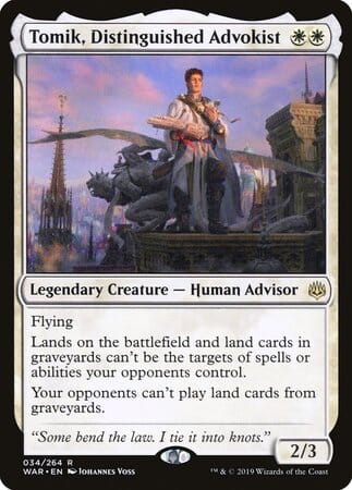 Tomik, Distinguished Advokist [War of the Spark] MTG Single Magic: The Gathering  | Multizone: Comics And Games