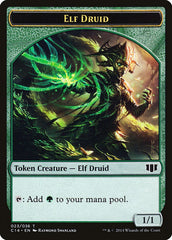 Elf Druid // Beast (020/036) Double-sided Token [Commander 2014 Tokens] MTG Single Magic: The Gathering  | Multizone: Comics And Games