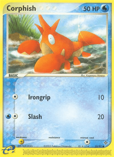 Corphish (53/97) [EX: Dragon] Pokemon Single Pokémon  | Multizone: Comics And Games