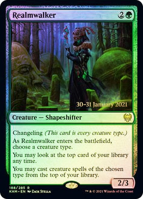 Realmwalker [Kaldheim Prerelease Promos] MTG Single Magic: The Gathering  | Multizone: Comics And Games