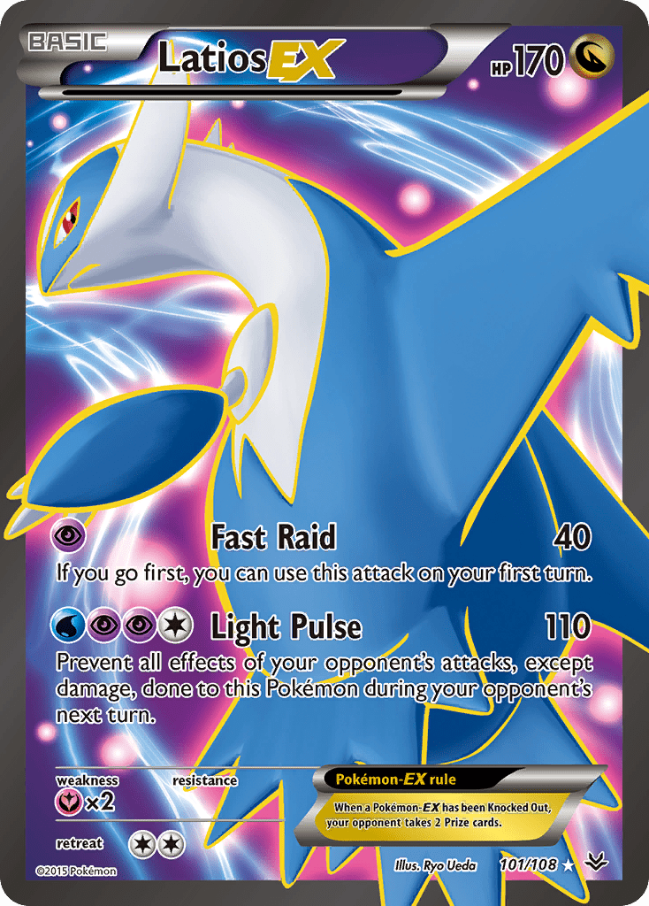 Latios EX (101/108) [XY: Roaring Skies] Pokemon Single Pokémon  | Multizone: Comics And Games