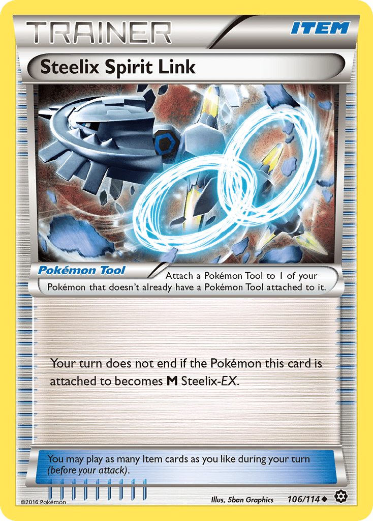 Steelix Spirit Link (106/114) [XY: Steam Siege] Pokemon Single Pokémon  | Multizone: Comics And Games