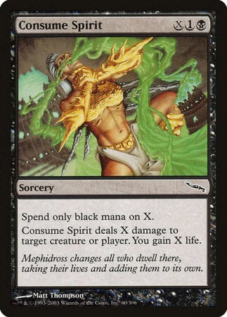Consume Spirit [Mirrodin] MTG Single Magic: The Gathering  | Multizone: Comics And Games