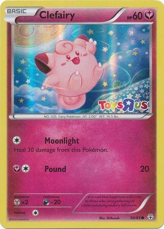 Clefairy (50/83) (Toys R Us Promo) [XY: Generations] Pokemon Single Pokémon  | Multizone: Comics And Games