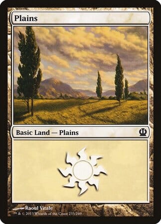 Plains (233) [Theros] MTG Single Magic: The Gathering  | Multizone: Comics And Games