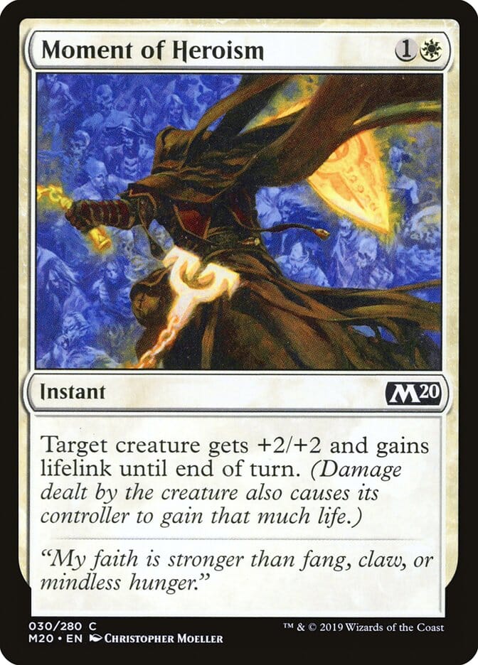 Moment of Heroism [Core Set 2020] MTG Single Magic: The Gathering  | Multizone: Comics And Games