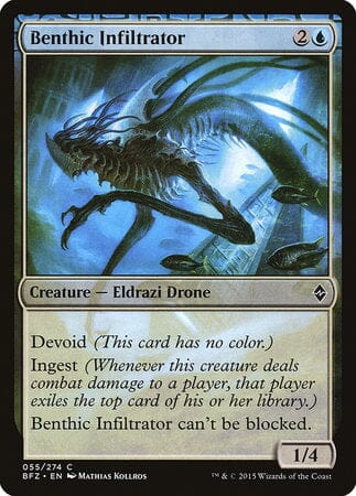Benthic Infiltrator [Battle for Zendikar] MTG Single Magic: The Gathering  | Multizone: Comics And Games