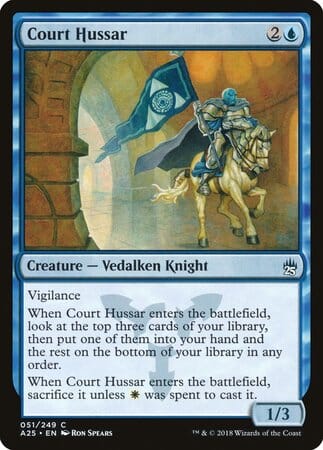 Court Hussar [Masters 25] MTG Single Magic: The Gathering  | Multizone: Comics And Games