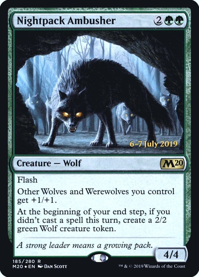 Nightpack Ambusher [Core Set 2020 Prerelease Promos] MTG Single Magic: The Gathering  | Multizone: Comics And Games